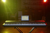 The ONE Smart Keyboard Pro, 88-Key Digital Piano Keyboard, Portable Digital Piano, Weighted Action Keys, Black