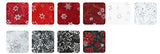 Artisan Batiks Snowflakes Silver Colorstory Roll up 2.5" Precut Cotton Fabric Quilting Strips