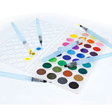 U.S. Art Supply 6-Piece Water Coloring Brush Pen Set (Sizes - 01, 02, 03, 04, 07,& 10) -