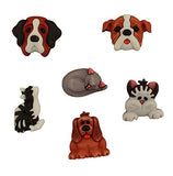 Buttons Galore Pets and Pals Craft & Sewing Buttons - Set of Six Cards