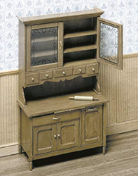 Melody Jane Chrysnbon Dollhouse Kitchen Cabinet Dresser Furniture Kit Model Kit F-280
