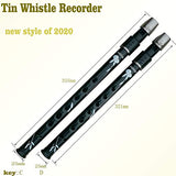 Tin whistle Recorder Instrument for Kids Adults Beginners Soprano Recorder Baroque Maple Wood Recorder C or D Key