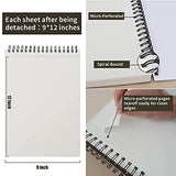 9" x 12" Sketch Book, Top Spiral Bound Sketch Pad, 2 Packs 100-Sheets Each (68lb/100gsm), Acid Free Art Sketchbook Artistic Drawing Painting Writing Paper for Kids Adults Beginners Artists