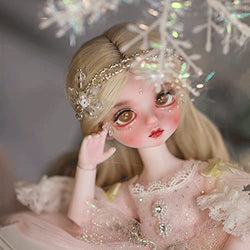 KSYXSL 1/6 Scale BJD Doll Cute Girl Ball Jointed Doll with 18 Move Joints, 3D Eyes and Eyelashes, Lifelike Makeup, Best Gift for Girl as Brithday, Chritmas Gift