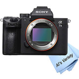 Sony a7 III Full-Frame Mirrorless Interchangeable-Lens Camera with 3-Inch LCD (Body Only), Tripod, Case, and More (11pc Bundle)