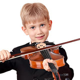 DEBEIJIN Violin for Kids Beginners - Upgrade Exceptional Tone Kids Violin - Ready To Play 4/4 Violin - Solid Wood Handcrafted Beginner Violin