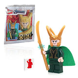 LEGO Marvel Super Heroes Avengers Wrath of Loki Minifigure - Loki with Gold Staff (76152)