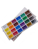 MEEDEN Watercolor Field Sketch Paint Set - 24 Full Pan Colors with Watercolor Tin