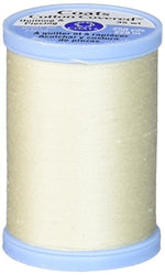 COATS & CLARK S925-8020 Cotton Covered Quilting and Piecing Thread, 250-Yard, Cream