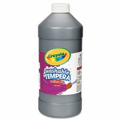 Artista II Washable Tempera Paint, Black, 32 oz, Sold as 1 Each