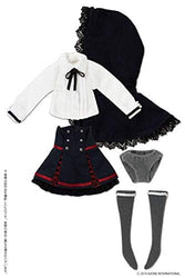 Picco Neemo Wear 1/12 Kateryna Dress Set White x Navy (DOLL ACCESSORY)