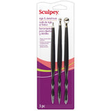 Polyform Sculpey Style and Detail Tools, 3/Pack