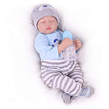 CHAREX Reborn Baby Doll, 22 Inch Lifelike Newborn Baby Boy Doll, Weighted Realistic Reborn Toddler Dolls That Look Real