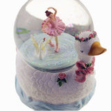 Ballerina Snow Globe Music Box for Girl, Wind-up Music Boxes with LED Light, Swan Lake Water Globe Ballet Gift for Daughter Girlfriend Wife Sister Birthday Christmas Valentine Anniversary Present