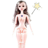Fashion Handmade BJD Doll SD Dolls 16 Movable Joints with Hair Makeup Gift Collection Christmas Decoration,A