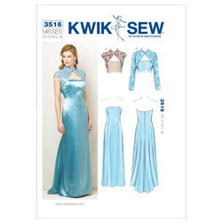Kwik Sew K3516 Dress and Jackets Sewing Pattern, Size XS-S-M-L-XL