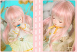 BJD Wigs JD560 4-5" Daring Gril Twins Pony Wigs 11-13CM 1/12 Doll Accessories (Pink, 4-5inch)