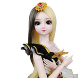 EVA BJD Justice 1/3 BJD SD Doll Girl 24” 60cm 20 Ball Jointed BJD Dolls Full Set Toy Goddess + Accessory