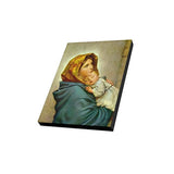 Canvas Prints Famous Wall Art Decor Inch(One Side) Catholic Virgin Mary With Baby Jesus Christ Pattern Canvas Prints- 12x16 Inch