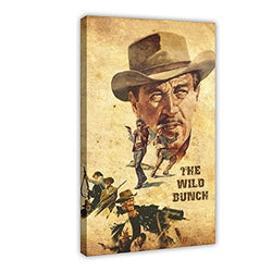 The Wild Bunch Old Movies Nostalgic Classics 2 Canvas Poster Wall Art Decor Print Picture Paintings for Living Room Bedroom Decoration Frame:16×24inch(40×60cm)