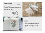 Floral Washi Planner Sticker, Decorative Adhesive Sticker, Craft Scrapbooking Sticker Set for Diary, Album, Notebook, Journal, 60 PCS (Flower)