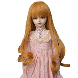 MUZI Wig 1/3 Bjd Hair High Temperature Long Gray Straight and Curly Bjd Wig SD for BJD Doll (144)