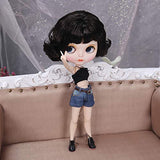 Fortune Days Customize Blythe (with Theme Suit), 12 Inch Doll with Hand Painted Eyelid and 19 Movable Joints Body(CUS001, 30cm)