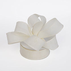 Burlap Ribbon Perfect for Wedding Home Decoration Gift Warp Bows Made Handmade Art Crafts 1-1/2