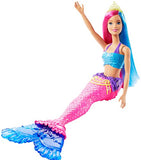 Barbie Dreamtopia Mermaid Doll, 12-inch, Pink and Blue Hair