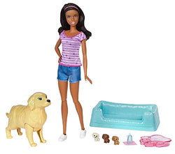 Barbie Newborn Pups Doll & Pets