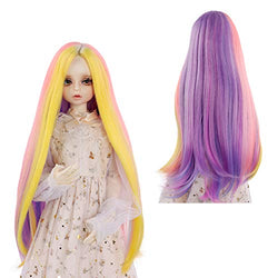 AIDOLLA Doll Wig for 1/3 BJD Doll Wig Girls Gift Temperature Synthetic Fiber Long Straight Synthetic Hair