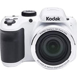 Kodak PIXPRO 16MP Digital Point & Shoot Camera for Still Photography & HD Video (White AZ401-WH) with 40X Optical Zoom, Image Stabilization and 3" LCD Bundle with Deco Gear Case + Pro Kit Accessories