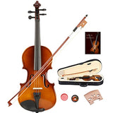 BELANITAS 1/8 Violin Set Solid Wood Fiddle Set Violin for Kids Stringed Musical Instruments for Beginners with Hard Case, Violin Bow and Rosin