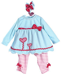 Adora 20" Baby Dolls Blooming Hearts Outfit