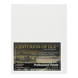 Centurion Deluxe Oil Primed Linen Panel 6-Pack 8x10"