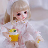 HGFDSA 1/6 BJD Doll SD Doll 26Cm/10.2inch Exquisite Fashion Female Doll Birthday Present Doll Child Playmate Girl Toy,Fullset