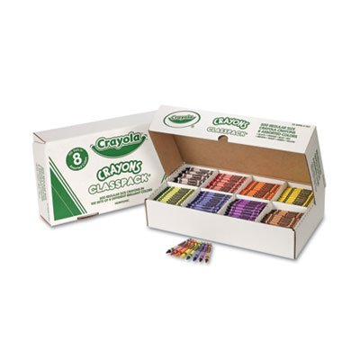 Crayola Classpack Regular Crayons, 8 Colors, 800/BX