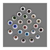 JPWL Doll BJD Eyes Craft Glass Acrylic Safety Animal Toy Eyeball 1/3 1/4 1/6 1/8 Grey Green Blue 6 8 10 12 14 16 18mm BJD Accessories (Color : Glass.Red, Size : 14mm)