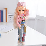 BJD Dolls Girl 12 Inch 1/6 SD Dolls with 13 Removable Joints for Doll Toys, Cute Doll Toy with Clothes and Shoes, Birthday Gift for Age 3 4 5 6 7 8 Year Old Girls (xinxin)