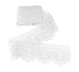 eZthings Venise Edging Lace Trim From Eyelet Fabric For DIY Craft Venice Trims (3 Yard, Mini