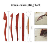 Polymer Clay Tools, Modeling Clay Sculpting Tools Kits for Pottery Sculpture, Include Wooden