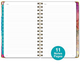 HARDCOVER Academic Year 2023-2024 Planner: (June 2023 Through July 2024) 5.5"x8" Daily Weekly Monthly Planner Yearly Agenda. Bookmark, Pocket Folder and Sticky Note Set (Rainbow Gold Marble)