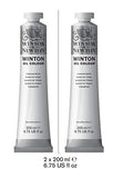 Winsor & Newton Winton Oil Color Paint, 200ml (x2), Titanium White - Twin Pack