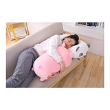 GRTLPOK Cute Pig Body Pillow,Pig Stuffed Animal Body Pillow,Soft Pig Plush Hugging Pillows,Kids Sleeping Kawaii Pillow,Gift for Kids and Girlfriend(23.6inch)