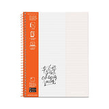 Roaring Spring Whitelines Wirebound Notebook, 11"x8.5", Lined, 70 sheets