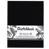 Sketch Book - Hardcover Sketch Pad, 8.5" x 11", Durable Sketchbook for Professional Kids, Adults, Artists and Amateurs, 68 lb/110 GSM, 58 Sheets, Use with Pens, Pencils, Sketching Stick and More