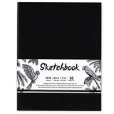 Sketchbook - Hardcover Sketch Pad, 8.5" x 11", Durable Sketch Book for Professional Kids, Adults, Artists and Amateurs, 68 lb/110 GSM, 58 Sheets, Use with Pens, Pencils, Sketching Stick