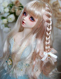 Clicked BJD Doll Long Curly Hair Band Hair Accessories for 1/3 Dolls DIY Supplies Doll Making DIY Accessory,D