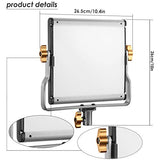Neewer 2-Pack 480 LED Video Light Lighting Kit: Dimmable Bi-Color LED Panel(3200-5600K, CRI 96+), 75-Inch Light Stand and Softbox Diffuser for Photo Studio Product Portrait, YouTube Video Photography