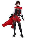 miccostumes Women's Volume 7 Ruby Rose Cosplay Costume with Cloak and Belts Set (Small)